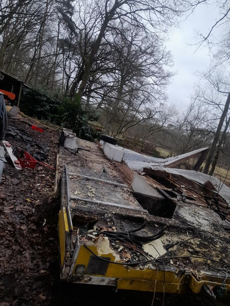 Platte wagen hooi strooi, Ophalen