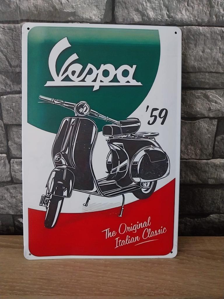 plaque métal de décoration vespa, Enlèvement ou Envoi, Neuf