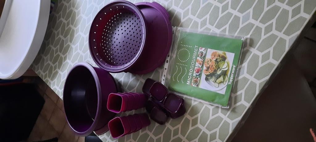 ongebruikte micro gourmet steamer, Maison & Meubles, Enlèvement ou Envoi, Neuf, Violet
