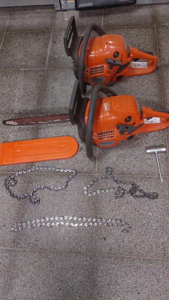 Tronçonneuse Thermique, Jardin & Terrasse, Enlèvement, Comme neuf, Essence, Husqvarna