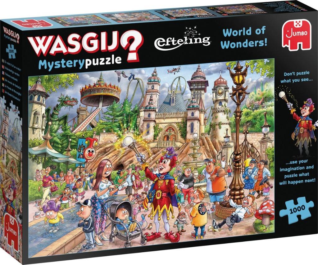 Wasgij Mystery puzzel Efteling NIEUWSTAAT, Ophalen of Verzenden, 500 t/m 1500 stukjes, Zo goed als nieuw, Legpuzzel