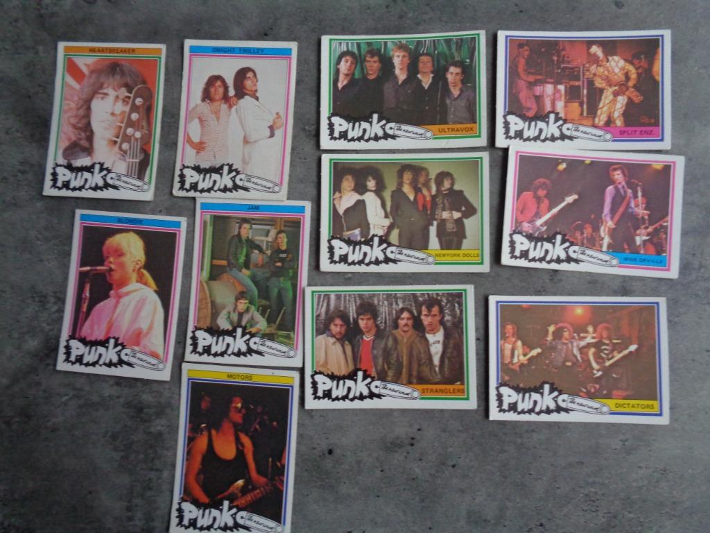 CARTES MONTY GUM PUNK 11x ANNO 1978, Envoi