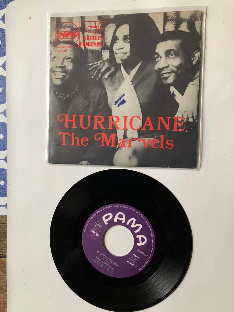The Marvels: hurricane ( reggae), Cd's en Dvd's, Vinyl Singles, Ophalen of Verzenden, Zo goed als nieuw