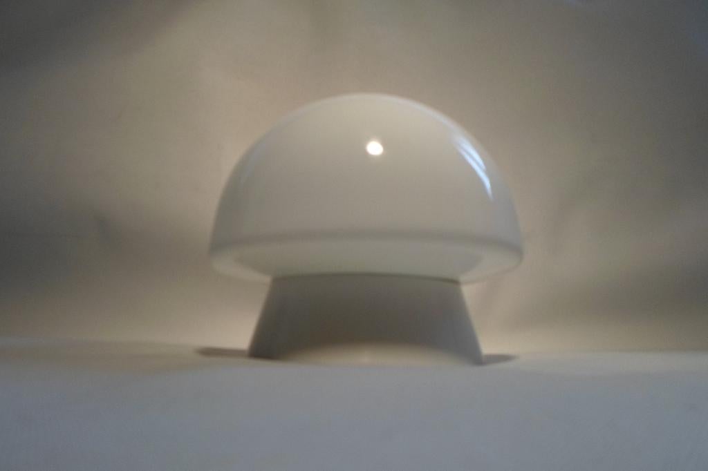 Mushroom Plafondlamp Vintage, Ophalen, Zo goed als nieuw, Glas, Vintage Design