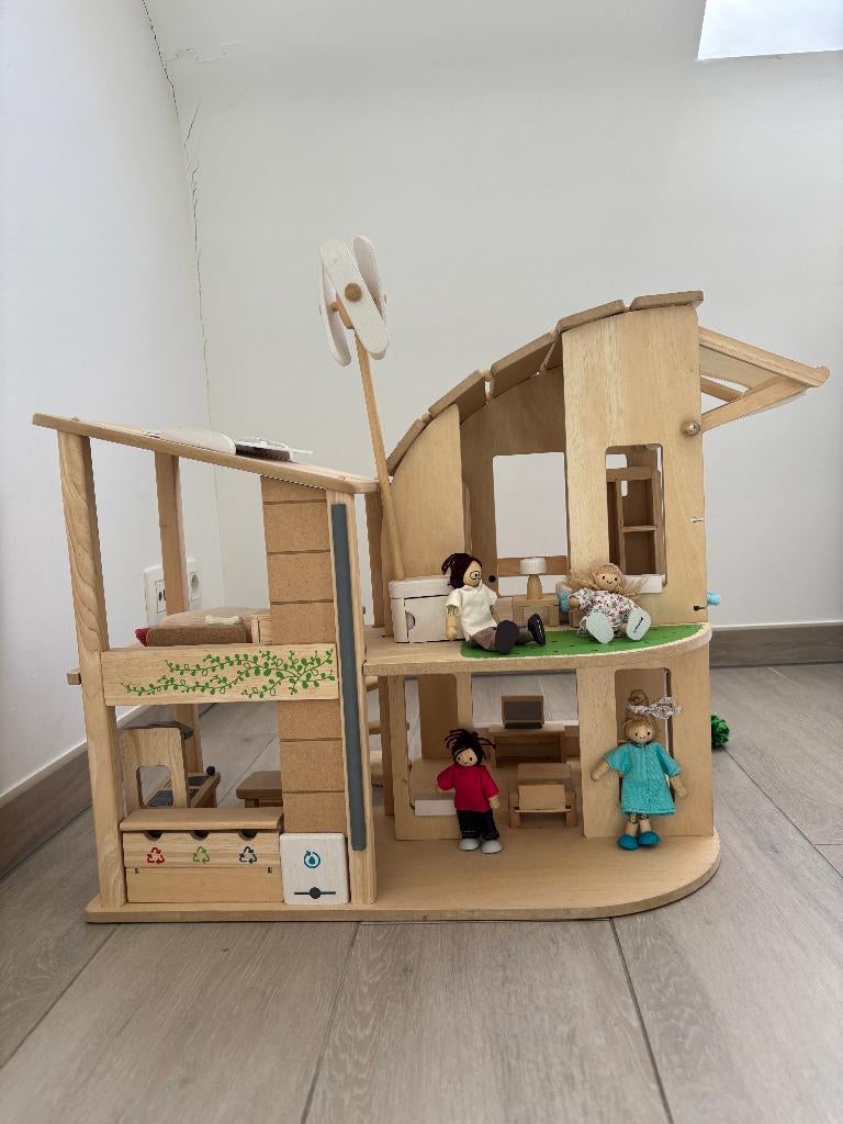Maison de poupée Plantoys en Bois, Ophalen, Zo goed als nieuw, Poppenhuis