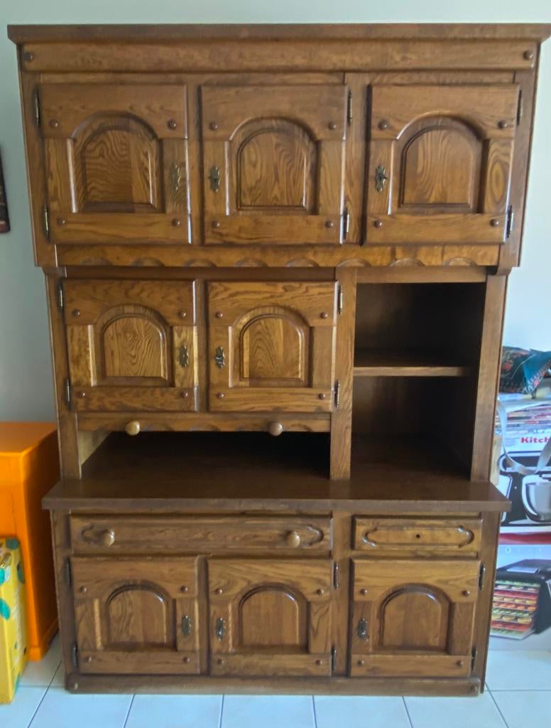 3 armoires chêne massif en excellent état, 150 euros pièce, Enlèvement, Comme neuf, Chêne