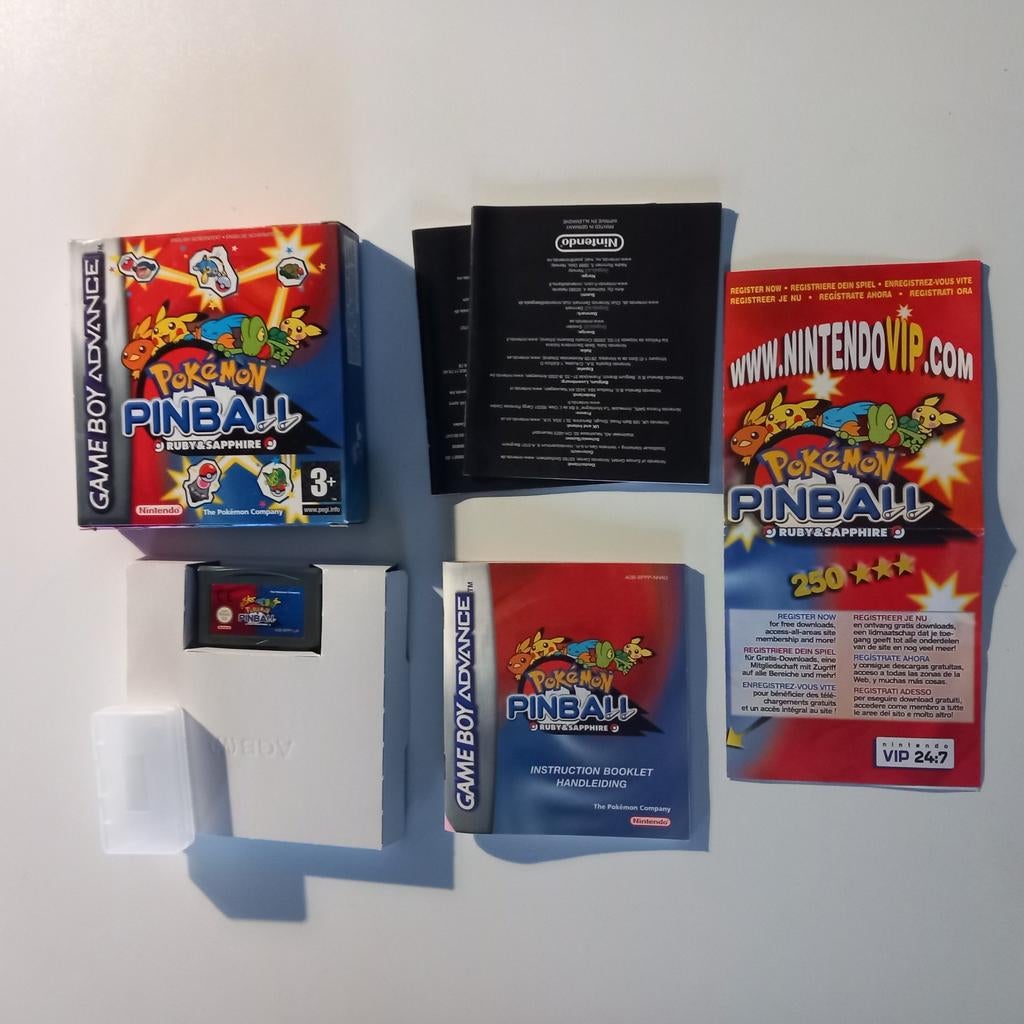 Pokémon Pinball Ruby&Sapphire Nintendo adv, Games en Spelcomputers, Games | Nintendo Game Boy, Ophalen of Verzenden, Zo goed als nieuw