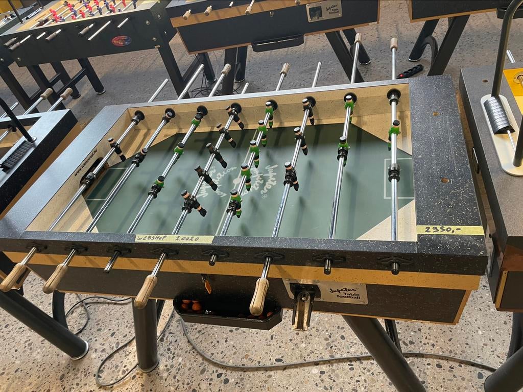 Tafelvoetbal / voetbaltafel / kickertafel Jupiter Goldstar, Ophalen of Verzenden, Gebruikt