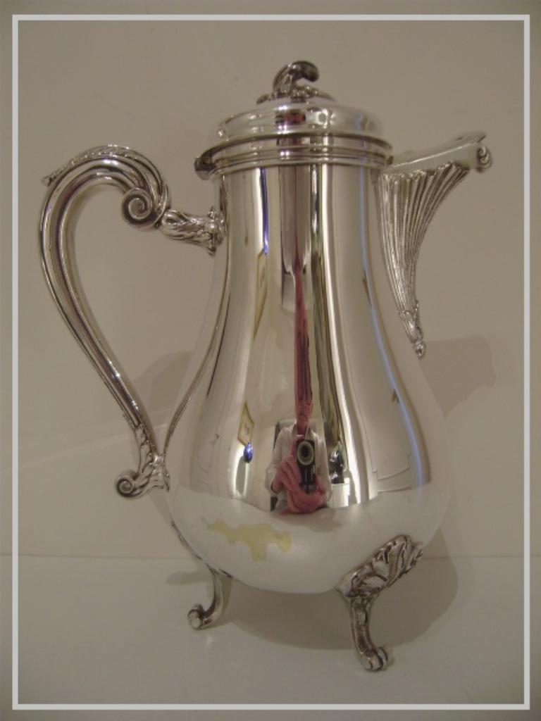 Koffiepot CHRISTOFLE GALLIA model MARLY - te restaureren !, Enlèvement, Argent