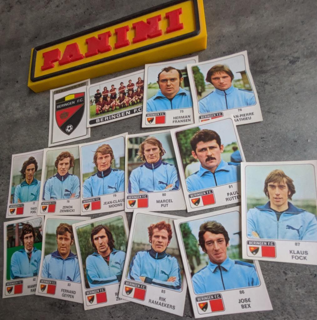 PANINI FOOTBALL 1973/74 FC BERINGEN LOT 15 AUTOCOLLANTS 1973, Envoi