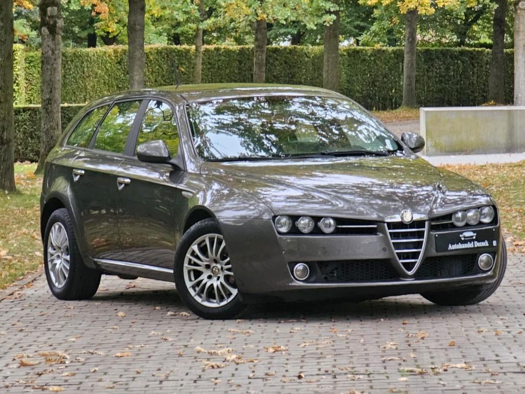 Alfa romeo 159 JTDM 1.9 DIESEL |handgeschakeld | leder, Auto's, Zwart, Leder, Bedrijf, Euro 4