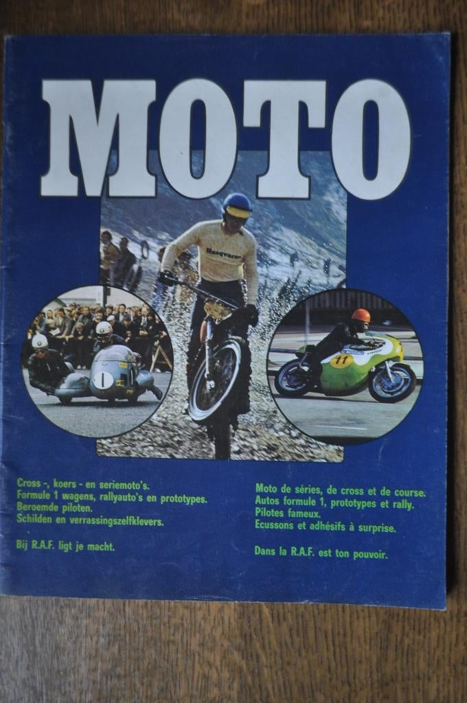 SUPER RAF COMPLEET ALBUM MOTO, Enlèvement ou Envoi, Utilisé, Plusieurs autocollants
