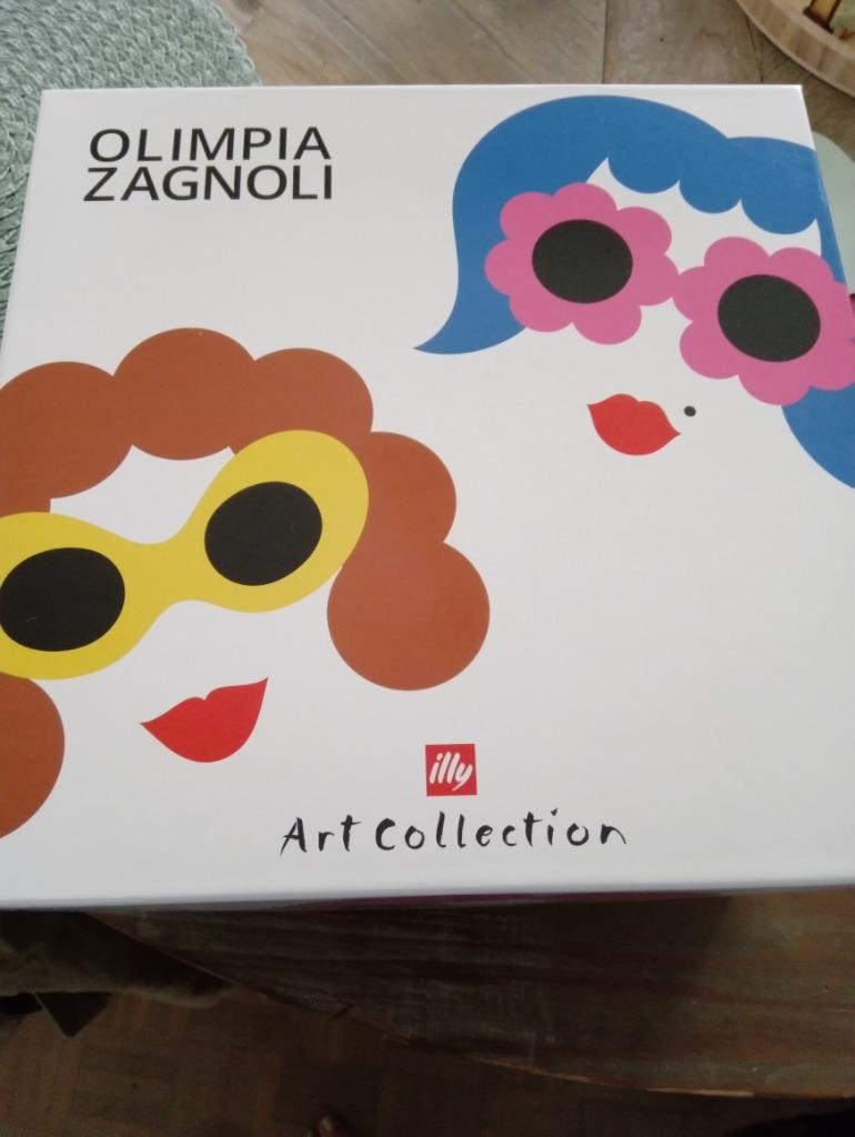 Illy espresso kopjes Olimpia Zagnoli, Ophalen of Verzenden, Nieuw, Porselein, Kop en/of schotel