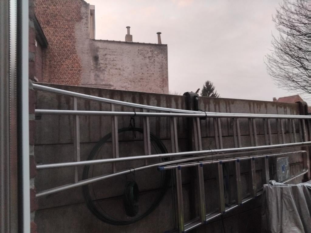 Échelle a vendre 2x 14 marche 2x 4m, Enlèvement, Échelle