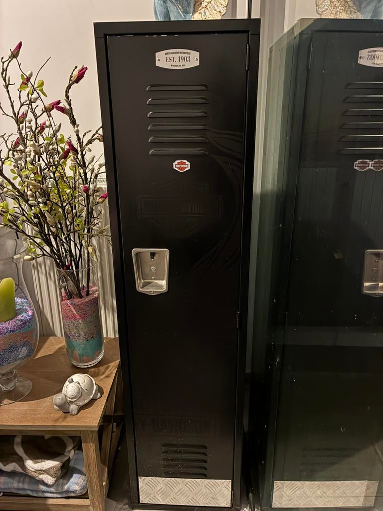 Harley-Davidson Adelaar Metalen Locker Kast, Ophalen, Zo goed als nieuw