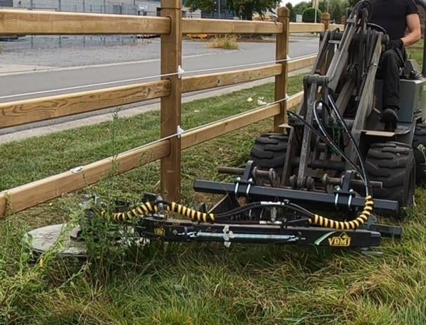Coupe-perche hydraulique, déligneuse - VDMJ, Enlèvement, Chargeuse sur pneus ou Chouleur
