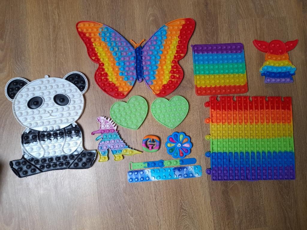 Pop it ontspannend speeltje, Ophalen of Verzenden, Zo goed als nieuw, Overige typen, Met geluid