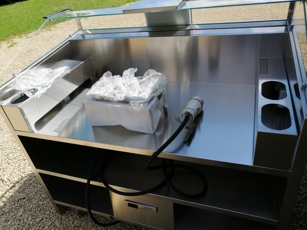 Comptoir de cuisine mobile neuf Electrolux.Full inox, Enlèvement, Neuf, sans emballage, Cuisinière, Friteuse et Grils