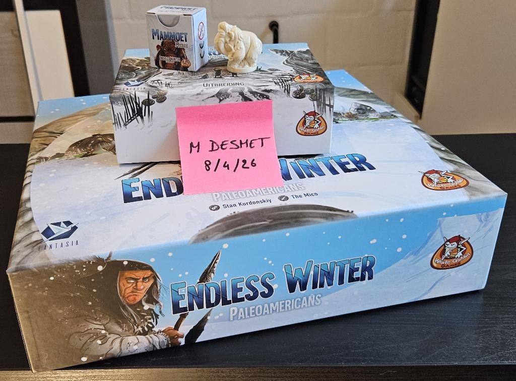 Endless Winter: Paleoamericans (2022) - Pathfinder + Mammoth, Hobby en Vrije tijd, Een of twee spelers, Ophalen, Zo goed als nieuw