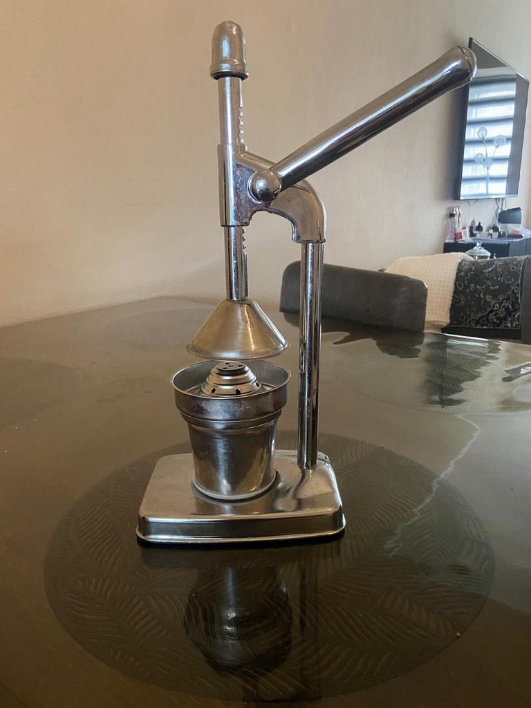 Professionele Citruspers - Roestvrij Staal, Huis en Inrichting, Keuken | Keukenbenodigdheden, Zo goed als nieuw, Ophalen