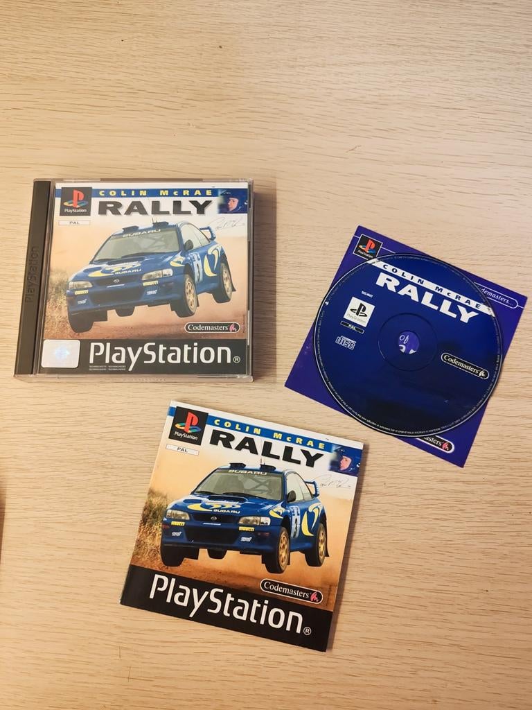 Playstation Sony PS1 Colin McRae Rally, Enlèvement