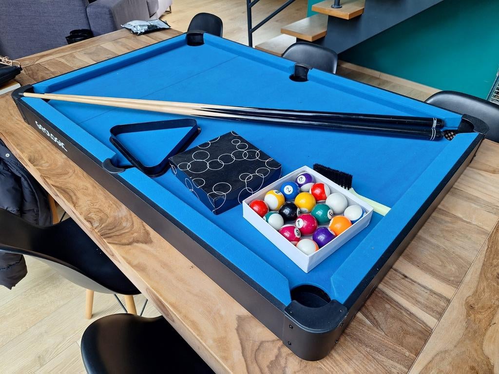 Biljartgeologie 120/80, Sport en Fitness, Biljarten en Poolen, Ophalen, Gebruikt, Pooltafel