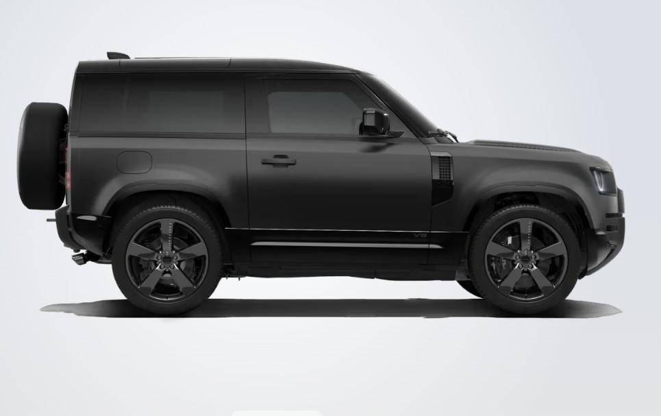 Land Rover Defender 90 V8 P525 Carpathian Pack (bj 2026), Automaat, 5000 cc, Zwart, 525 pk