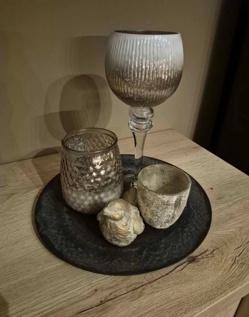 5 delige industriele/landelijke decoratie set, Huis en Inrichting, Ophalen