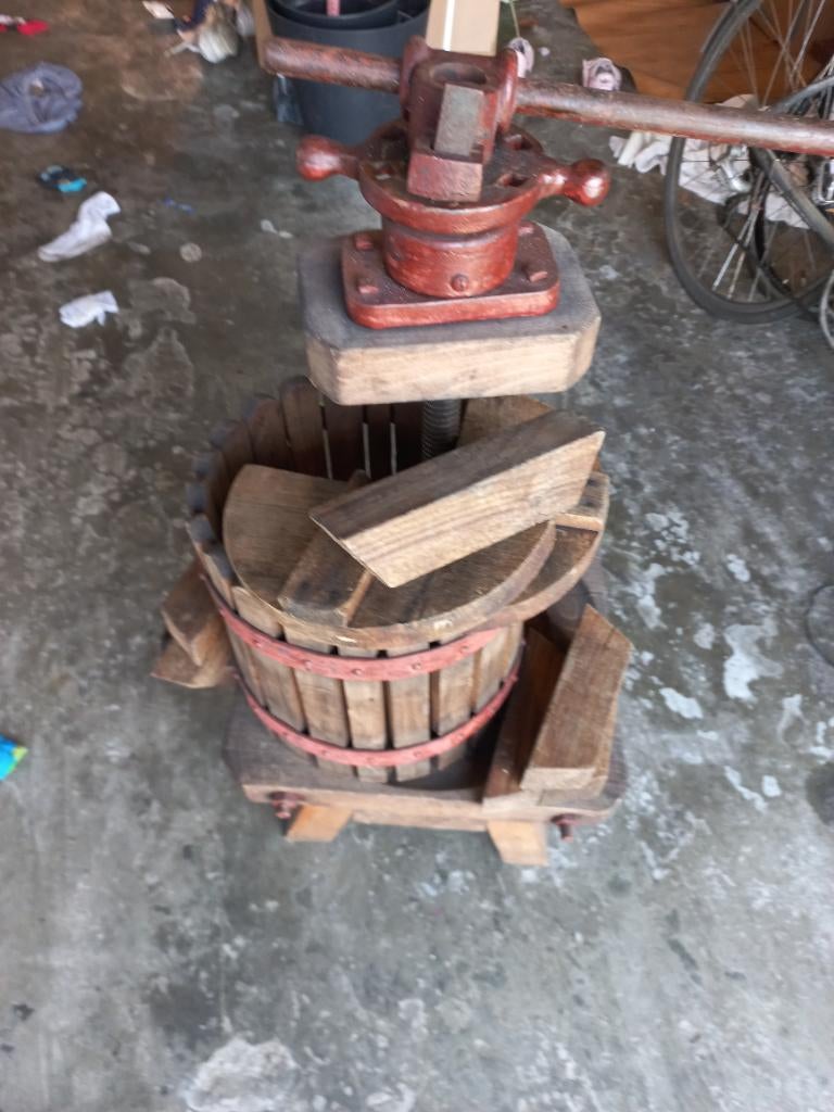 druivenpers, Ophalen, Gebruikt