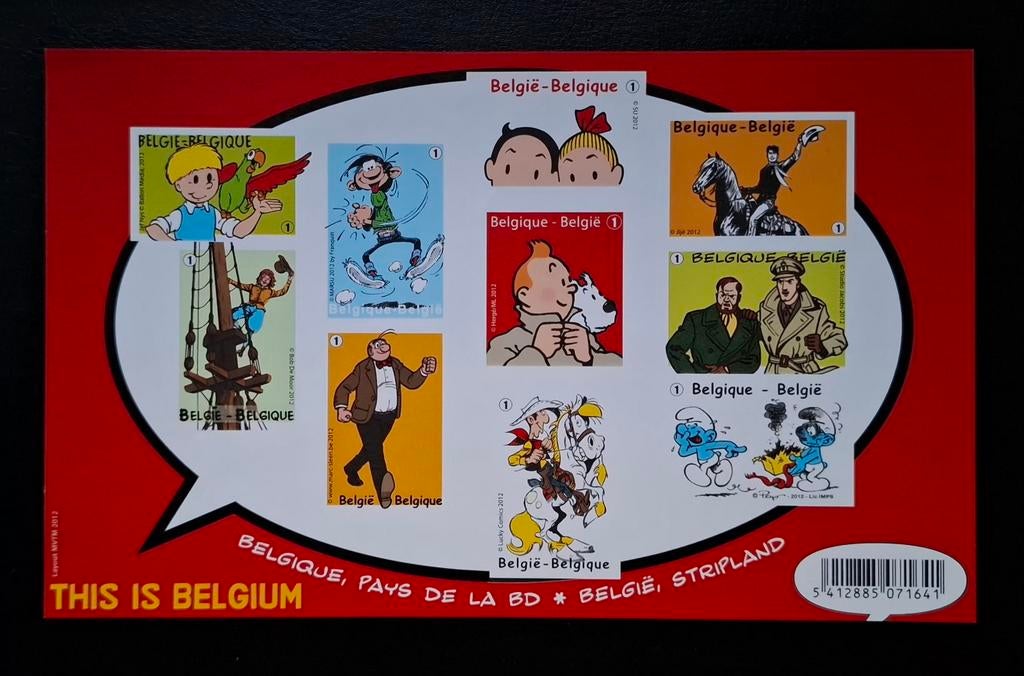 België: OBP 4258/67-BL201 (copy) This is Belgium 2012., Ophalen of Verzenden, Zonder gom, Zonder stempel