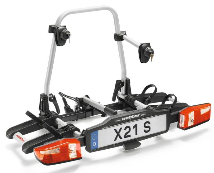 fietsendrager UEBLER X21-S (Duits TOPmerk) voor 2 E-bikes, Ophalen, Zo goed als nieuw, 2 fietsen, Trekhaakdrager
