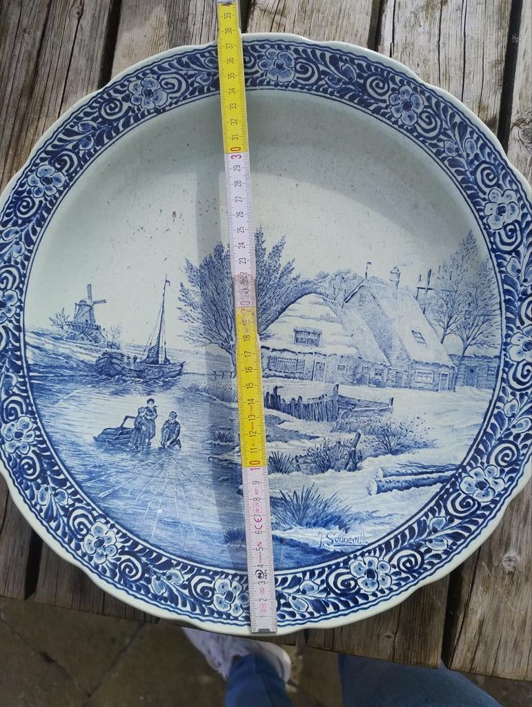 Groot bord, Antiek en Kunst, Ophalen