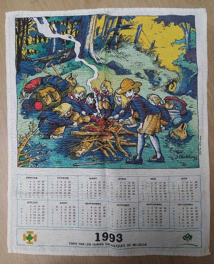 Natasja stripkalender Scouting met kampvuur, Ophalen of Verzenden
