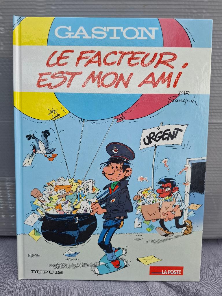 Gaston Le facteur est mon ami Franquin La Poste Dupuis 1992, Livres, BD, Enlèvement