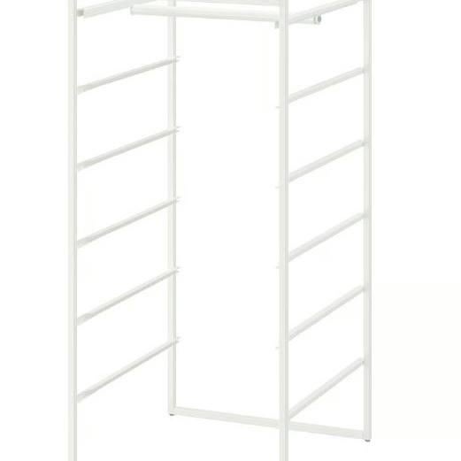 Dressing modulable IKEA JONAXEL, Ouvert, 150 à 200 cm, Comme neuf, Enlèvement