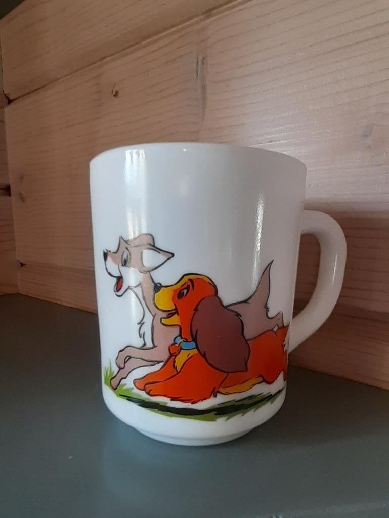 Lady en de Vagebond tas mok in arcopal, Ophalen of Verzenden, Nieuw