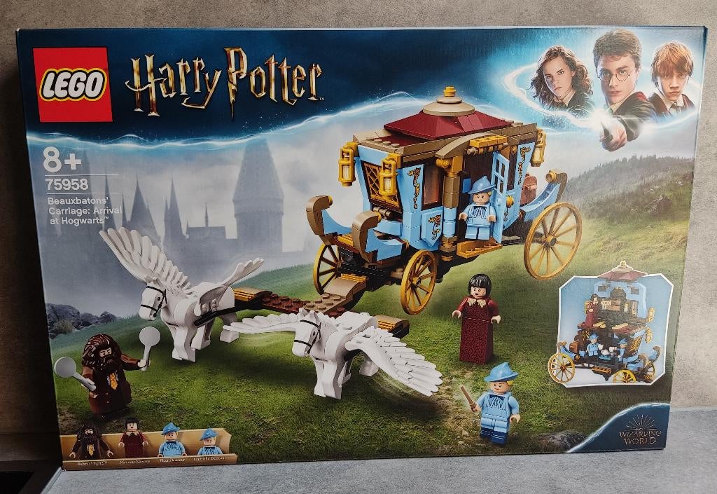 lego harry potter 75958 de koets van de beauxbatons, Kinderen en Baby's, Speelgoed | Duplo en Lego, Nieuw, Lego, Complete set