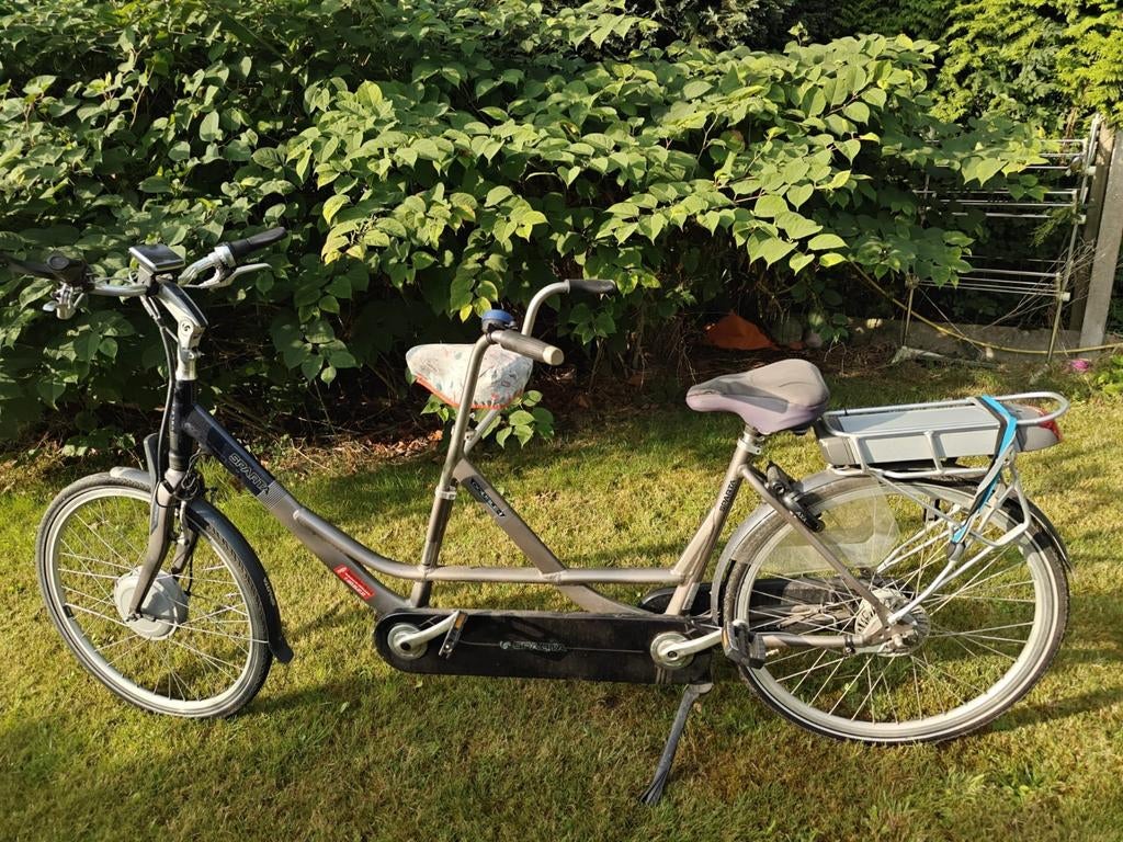 Elektrische Tandem (nauwelijks gebruikt!), Fietsen en Brommers, Ophalen