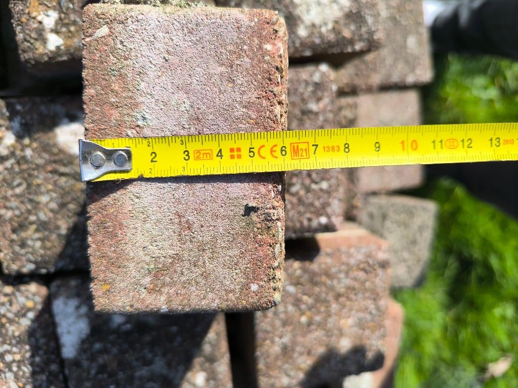 Klinkers 10*10*6, Jardin & Terrasse, Pavé & Dalles, Enlèvement, Utilisé, Autres matériaux, Briques