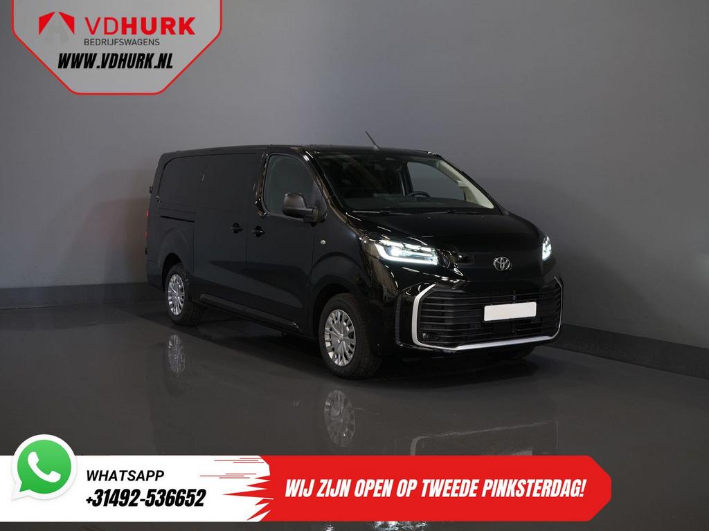 Toyota PROACE Electric Worker 75 kWh L3 345 km WLTP LED/ Sne, Auto's, Automaat, Parkeersensor, Zwart, Toyota