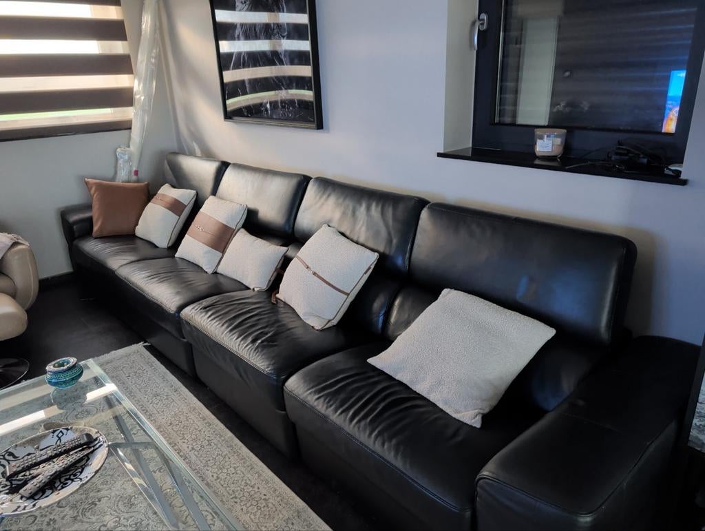 Canapé luxe, Maison & Meubles, Canapés | Coins salons complets, Cuir, Enlèvement ou Envoi