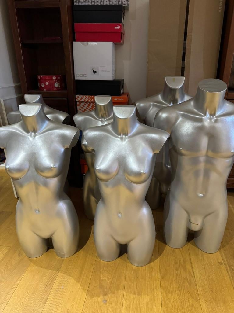 7x paspoppen Torso Buste voor lingerie en/of badkleding, Ophalen, Zo goed als nieuw, Paspop