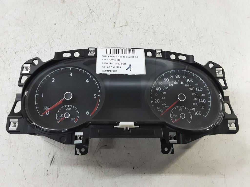 KM TELLER Volkswagen Golf VII (AUA) (5G1920841), Auto-onderdelen, Dashboard en Schakelaars, Volkswagen, Gebruikt