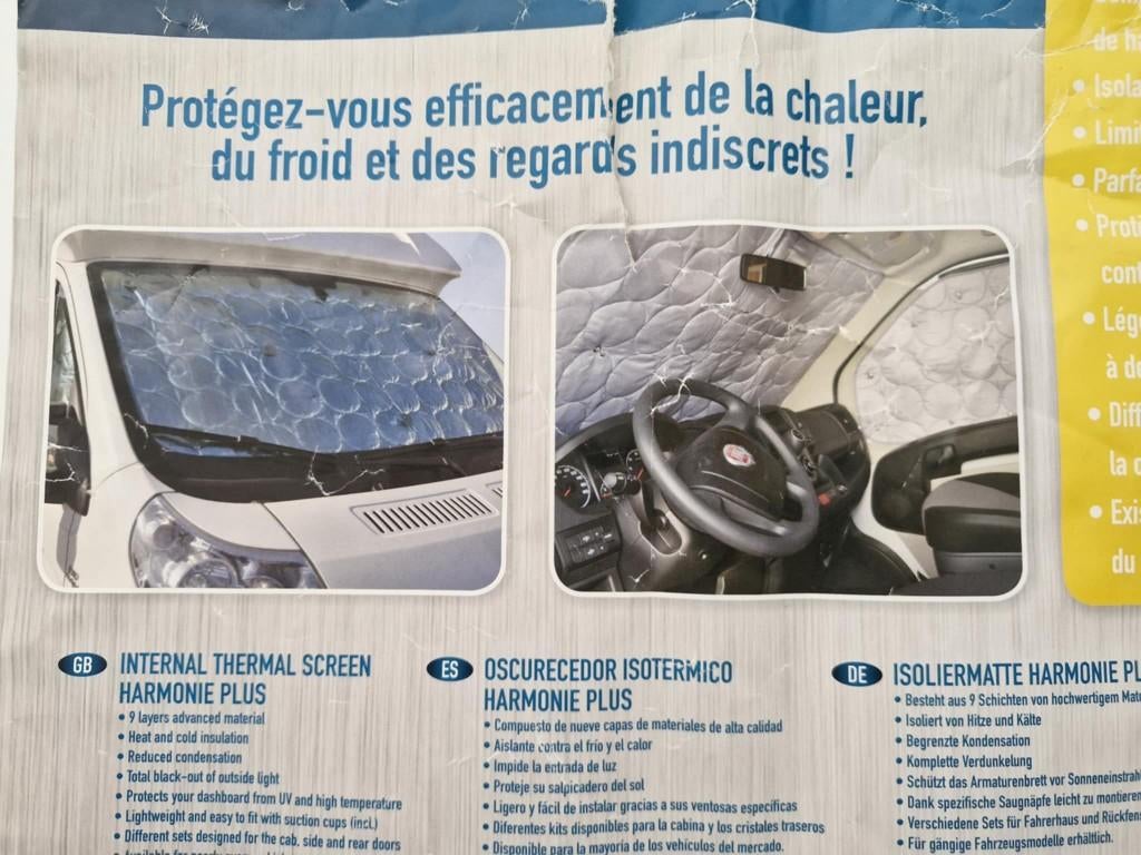 isotherm binnen zonwering voor bestelwagen of camper, Enlèvement, Utilisé