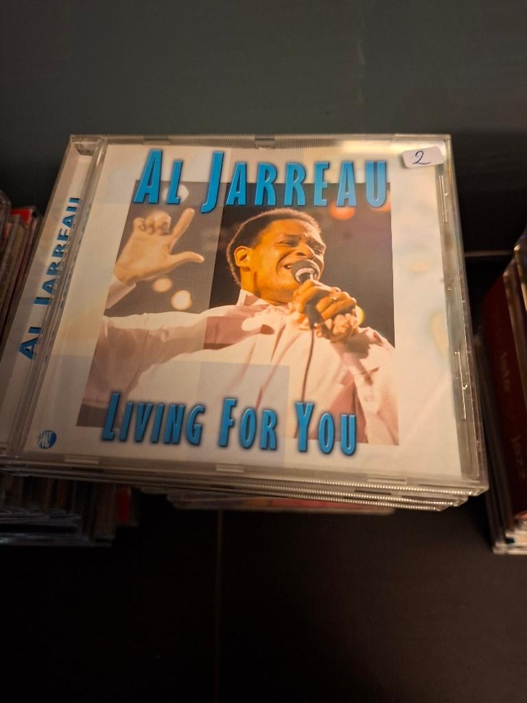 cd - al jarreau - living for you, CD & DVD, CD | R&B & Soul, Enlèvement ou Envoi, 1980 à 2000, Comme neuf, Soul, Nu Soul ou Neo Soul