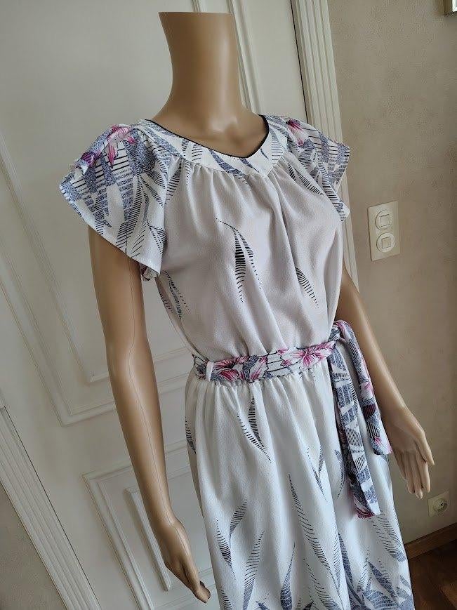 vintage mooie zomerjurk, Verzenden, Zo goed als nieuw, Vintage, Maat 36 (S)