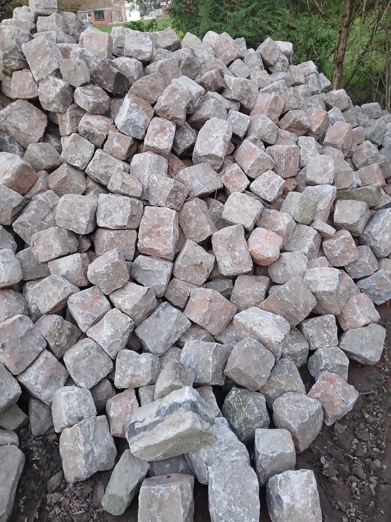 Allerlei kasseien, sierstenen,, Tuin en Terras, Grind, Keien en Split, Ophalen