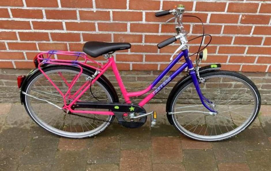 Meisjesfiets Ververs 24 inch (9 tot 10 jaar), Ophalen, 24 inch, Ververs, Handrem