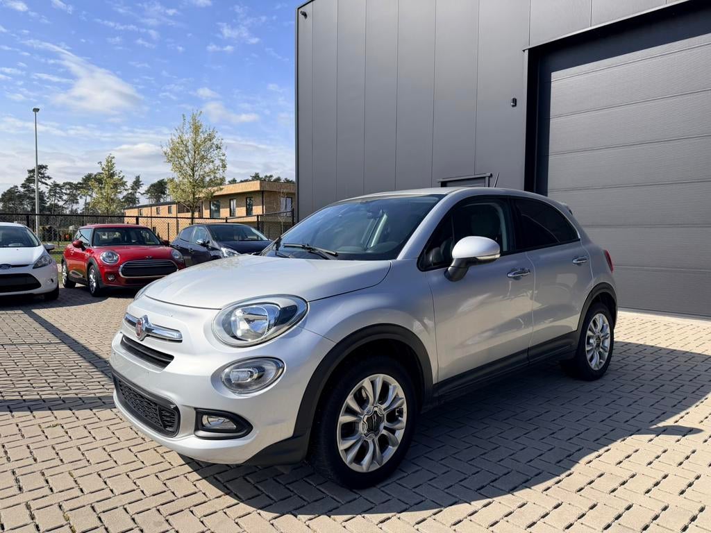 Fiat 500X POP STAR 1.6 Benzine - Xenon - Keyless, Autos, Fiat, Argent ou Gris, Achat, Euro 6, Entreprise