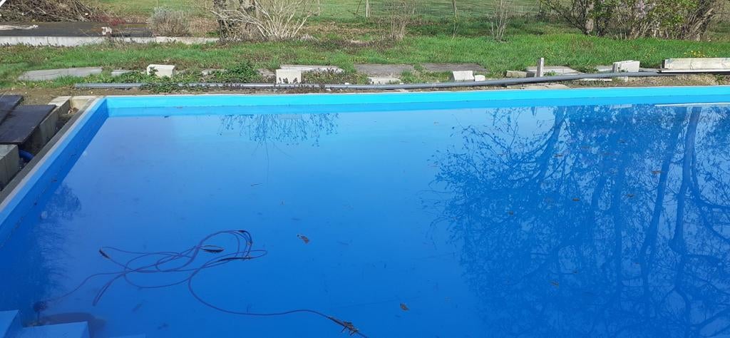 Liner voor zwembad, Ophalen